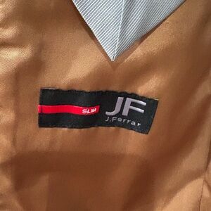 J. Ferrar Slim Fit Tan blazer
